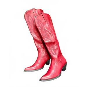NEW COZZY GIRL women's bernice tall boots in red